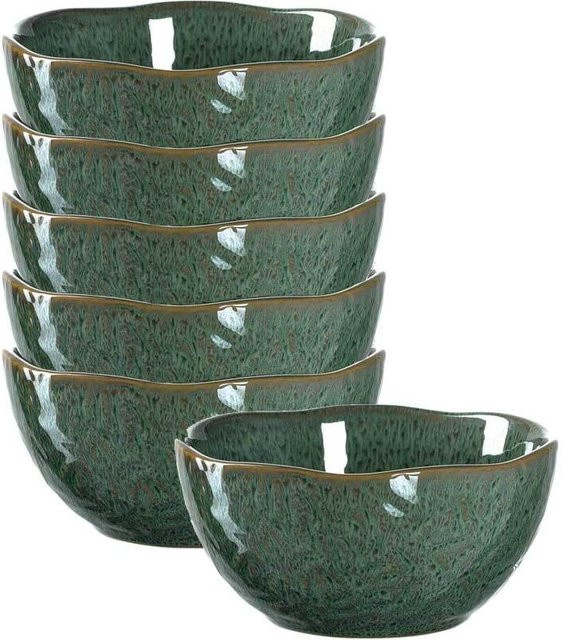 Leonardo Matera Dessertschalen 6er Set Grün Keramik Durchmesser: 12,0 cm - Bild 1