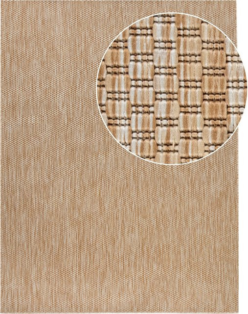 In- & Outdoor-Teppich Venezia in Natur Beige, B: 160 cm, L: 220 cm, UV-beständig und fußbodenheizunggeeignet - Bild 1