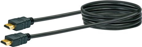 Schwaiger High-Speed HDMI Anschlusskabel mit Ethernet, schwarz, 1,5 m - Bild 1