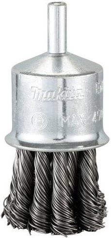 Makita Kegelbürste D-73863 aus Stahl in Silber mit 28 mm Durchmesser und Rundschaft - Bild 1
