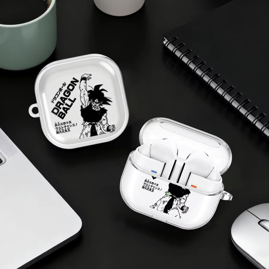 Dragon Ball Z Goku transparente Kopfhörerhülle mit Haken für Samsung Galaxy Buds 2 Pro, Live 2, 4 Pro, 3 Pro, 3 FE und 4 Pro - Bild 2
