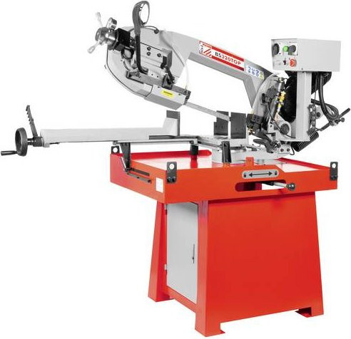 Holzmann Metallbandsäge BS320TOP in Rot mit 1100W und 400V Anschluss - Bild 1