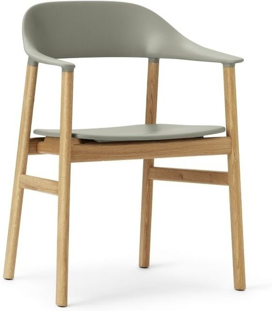 Normann Copenhagen Herit Armlehnstuhl in Grün aus Kunststoff und Schaumstoff - Bild 1