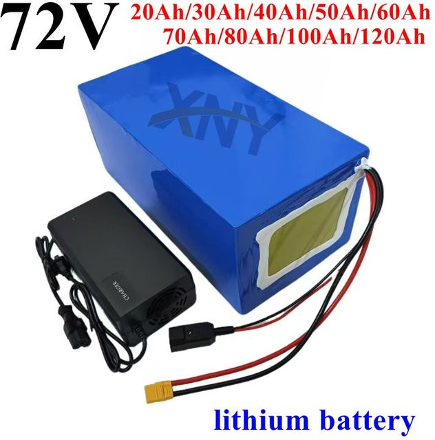 DIXSG Lithium-Ionen-Batteriepack 72V in Blau für Motoren mit 3000W bis 15000W - Bild 1