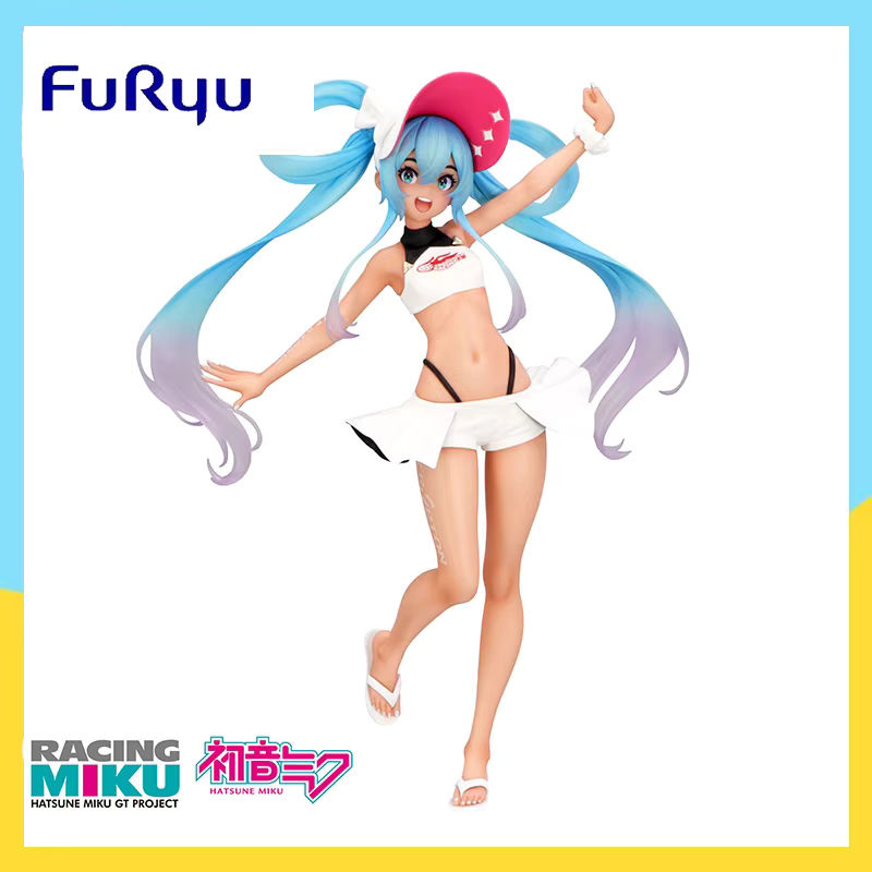 FuRyu Racing Miku 2024 Sommerurlaub Ver. Trio-Try-iT Anime Figur, mehrfarbig, Höhe: 21 cm - Bild 4