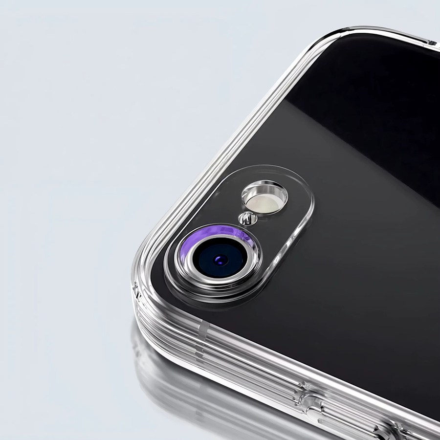 Stoßfeste Handyhülle für Apple iPhone 17e und iPhone 16e mit Displayschutzfolie, vergilbungsfrei und transparent - Bild 4