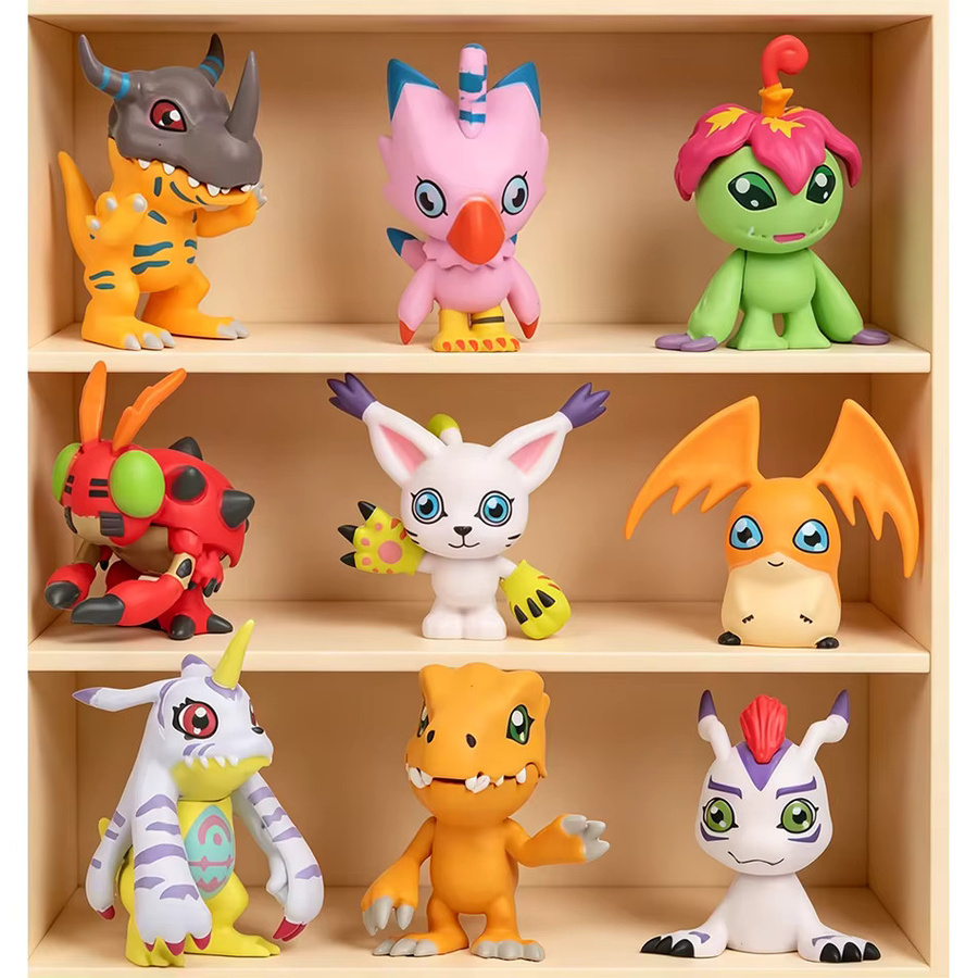 Bandai Digimon Adventure, Figuren-Set, 9-teiliges Set - Bild 2