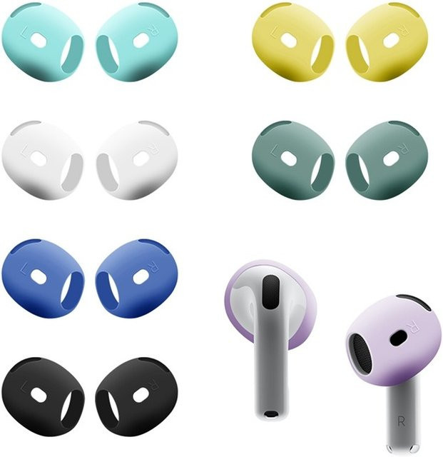 Transparente Anti-Rutsch Ohrbügel für Apple AirPods 4 ANC als Kopfhörerzubehör - Bild 1