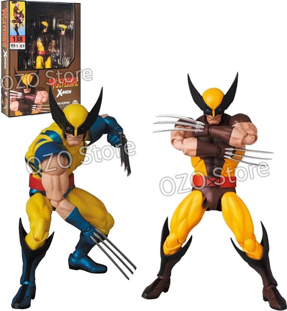Bandai Marvel Wolverine Mafex 138 Actionfigur, Braun, Comic - Bild 1