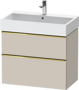Duravit Waschtischunterschrank D-Neo in Beige, Wandmontage, Glänzend - Bild 1