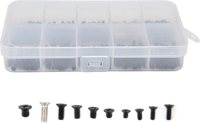 TOMTOP JMS 500-teiliges Laptop-Schrauben-Set aus Edelstahl in Silber mit Phillips-Kreuzschrauben für Wartungsreparaturen - Bild 1