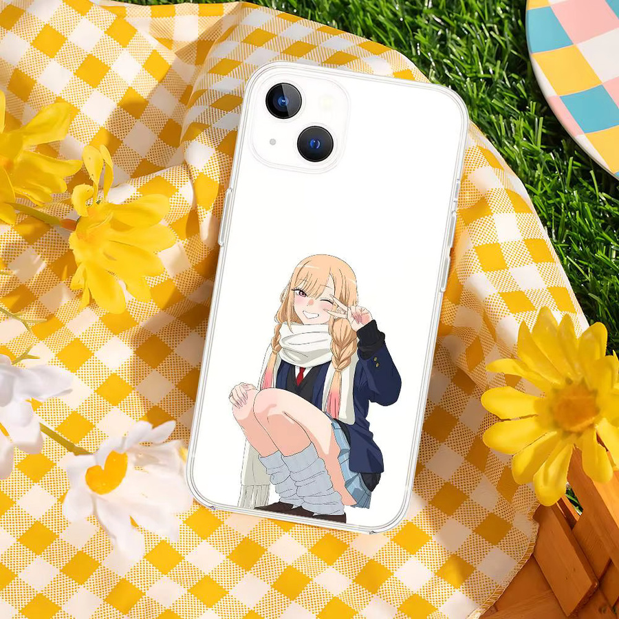 Transparente Handyhülle Marin Kitagawa für iPhone 11 bis iPhone 17 Pro Max Mini Plus stoßfest - Bild 5