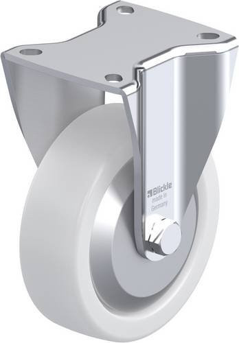 Blickle Bockrolle BH-SPO 125K-1-FA in Weiß, Rad-Durchmesser: 125 mm, Tragfähigkeit: 700 kg - Bild 1