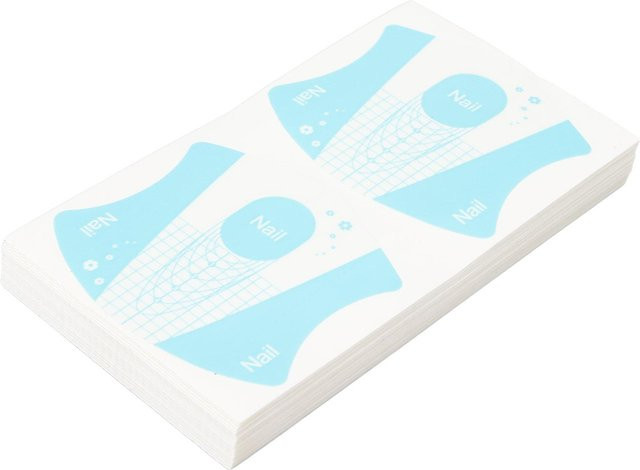 Koogeelife Nail Art Guide Form Verlängerungssticker, White, 100 Stück - Bild 1