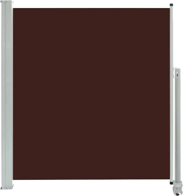 Furnicato Ausziehbare Seitenmarkise aus Polyester in Braun, B: 300 cm, H: 140 cm - Bild 1