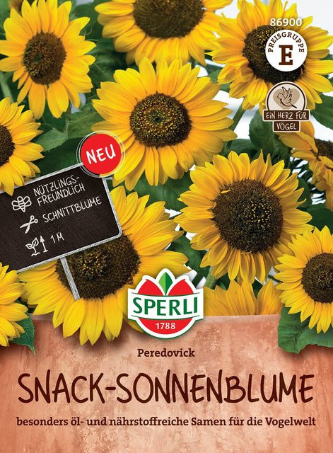 SPERLI Snack-Sonnenblumen-Samen Peredovick, gelbe Blüten für deinen Garten - Bild 1