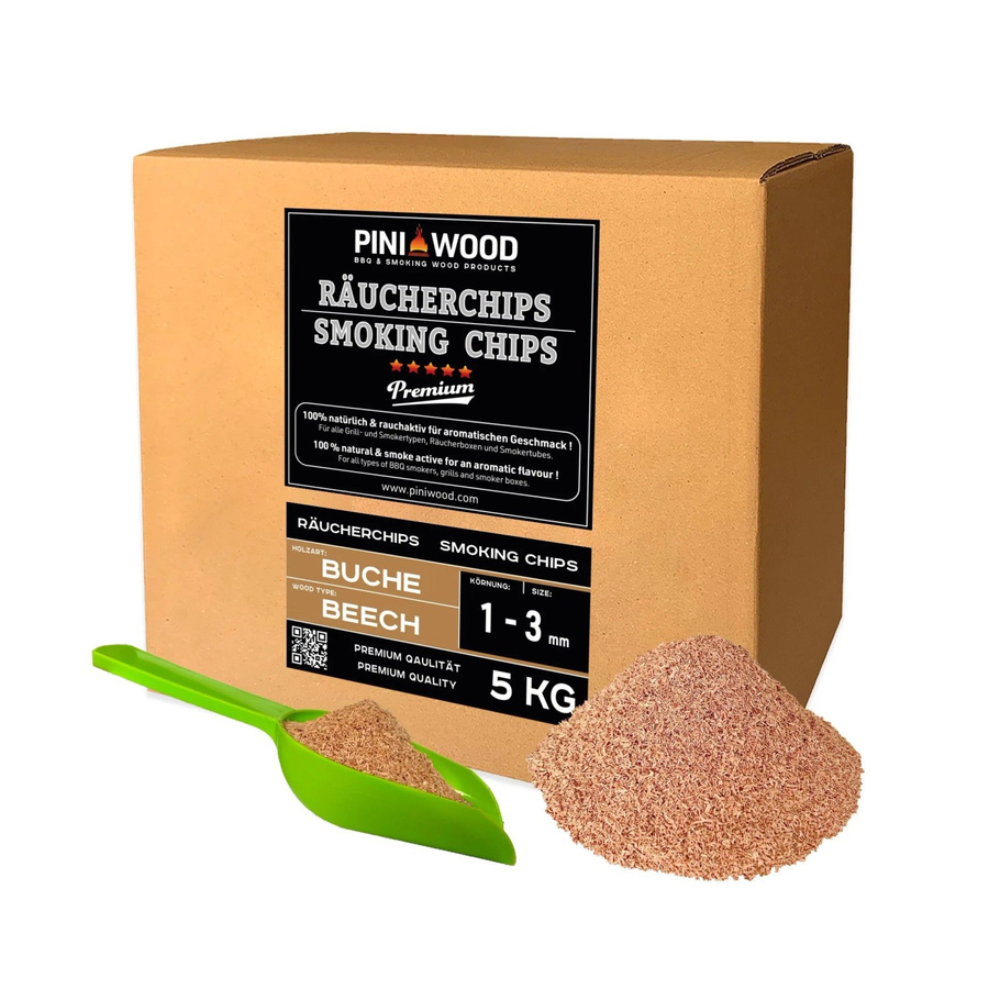 PINI Räucherchips Buche 5 kg - Bild 2