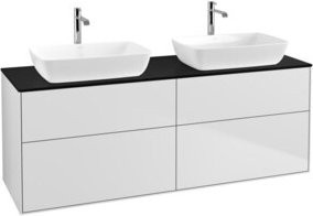 V&B Waschtischunterschrank Finion in Weiß mit Lackoberfläche B/T/H: 160 x 50,1 x 0 cm - Bild 1