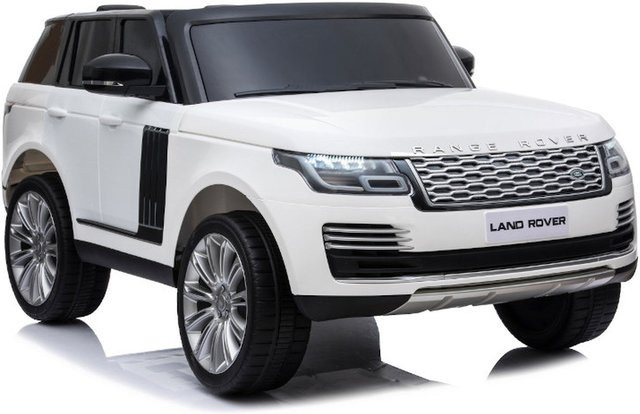 TPFLiving Land Rover Elektro-Kinderauto, Doppelsitzer, weiß - Bild 1