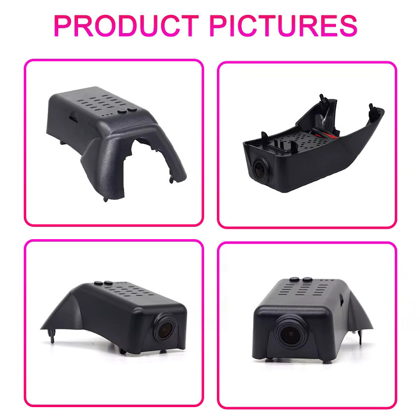 CARBAOHUI 4K UHD Dash Cam für Polestar 2, Plug and Play Auto DVR Videorecorder, Schwarz - Bild 4