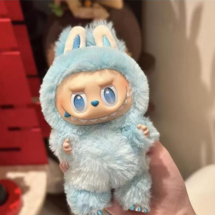 LLBBA Labbubu Monster Plüschtier Puppe blau hanging - Bild 2