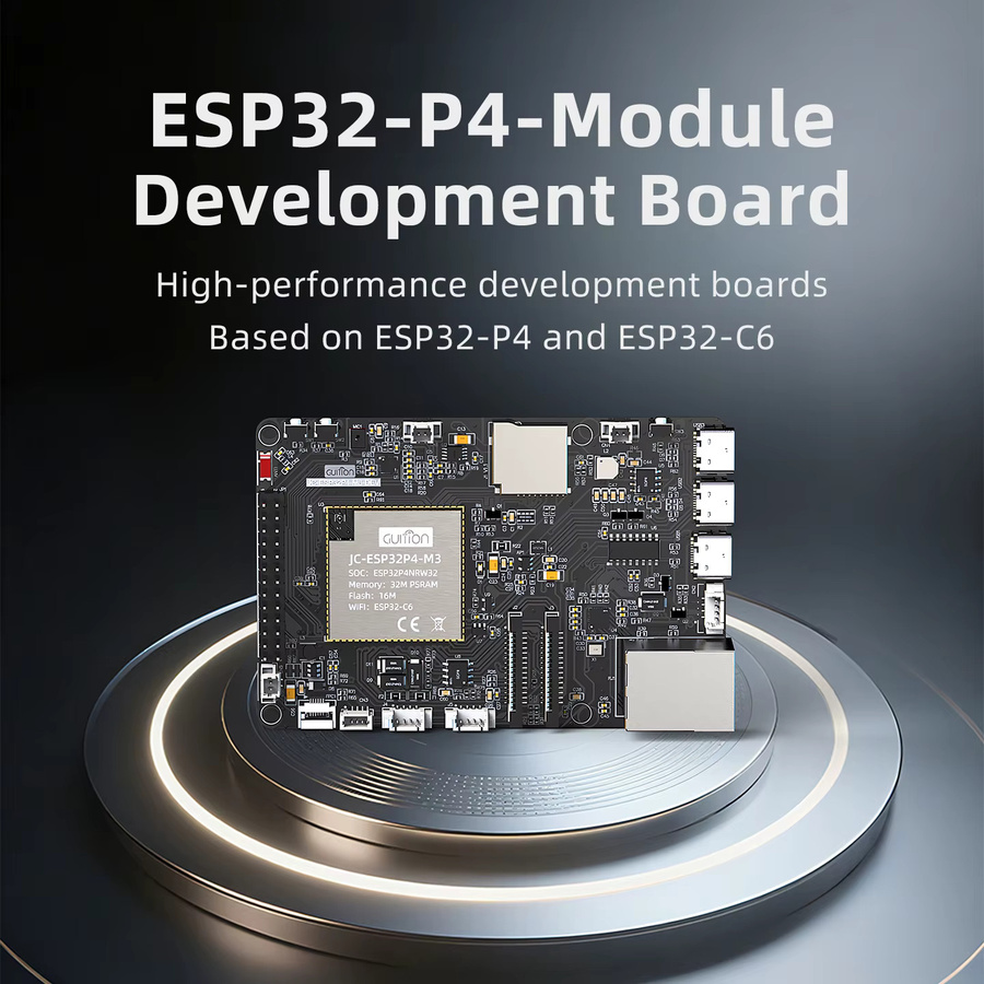 ESP32-P4 Entwicklungsboard mit WiFi6, Bluetooth 5 / BLE und RJ45 Ethernet, 32M PSRAM und 16MB Flash für Arduino IDE - Bild 2