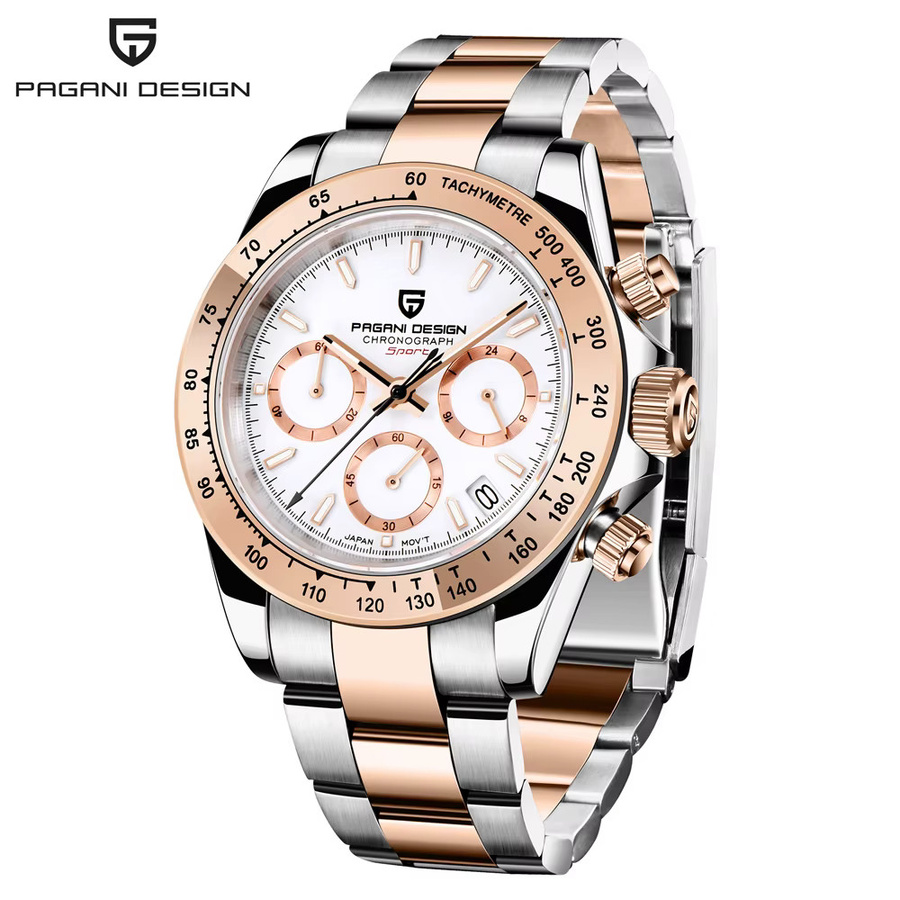 PAGANI DESIGN Chronograph, Quarz, Edelstahl, Herren - Bild 7