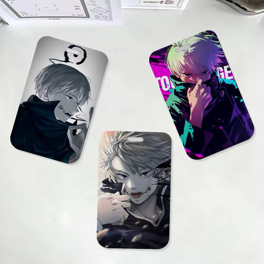 Anime Inumaki Toge Ausweishalter mit Umhängeband für Schule und Büro in Multicolour - Bild 3