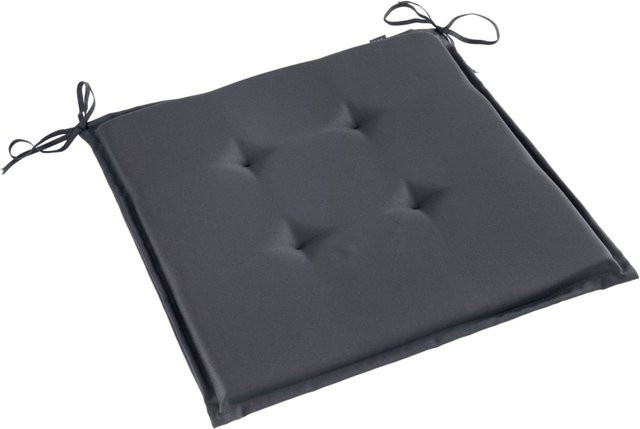 ERWIN M. Sitzkissen Bono, 12er Pack, quadratisch, anthrazit, B/L/H: 40 x 40 x 3 cm - Bild 1