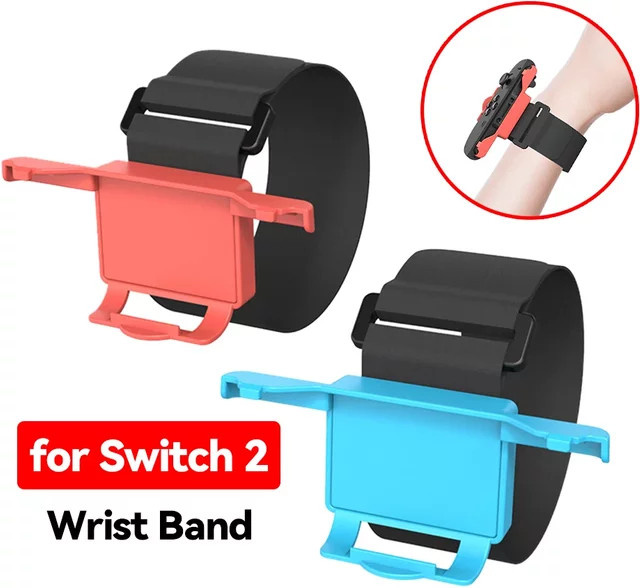 Verstellbares Spielarmband für Nintendo Switch 2 und Joy-Con, elastischer Tanzgurt in Multicolour - Bild 1