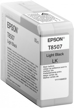 Epson T8507 Original Tintenpatrone in Schwarz für SureColor P800 - Bild 1