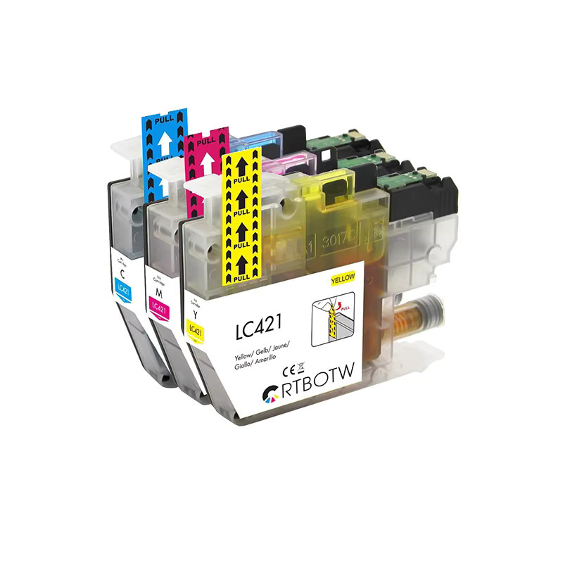 Kompatible Tintenpatronen LC421XL für Brother Drucker DCP-J1050DW, MFC-J1010DW und DCP-J1140DW in Schwarz und Multicolor - Bild 2
