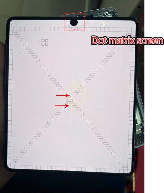 Samsung Ersatz Display für Z Fold 5 F946 Defektes Dot-AMOLED Frontbildschirm LCD-Touchglas inklusive Digitizer für SM-F946U F946B/DS - Bild 1