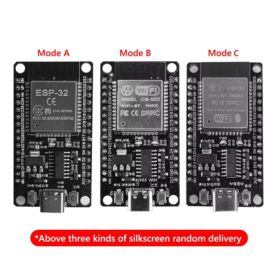 ALLOYSEED ESP32 WROOM-32D Entwicklungsboard mit WiFi und Bluetooth in Schwarz - Bild 3
