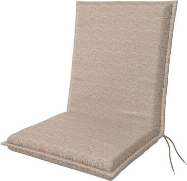 DOPPLER Sitzauflage Art in Sandbeige, B/L/H: 48 x 100 x 6 cm - Bild 1