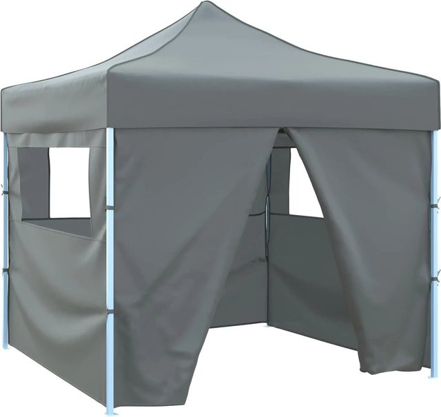 vidaXL Party-Zelt aus Oxford-Stoff in Anthrazit, B/T/H: 291 x 291 x 315 cm - Bild 1