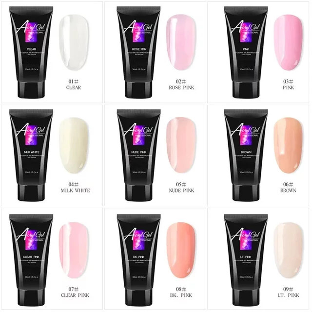 dawndesslo Poly-Nagel-Acrylgel, 30 ml, Glänzend - Bild 1