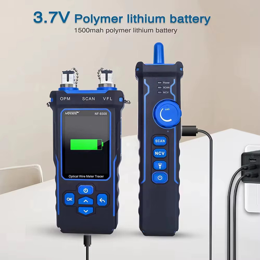 NOYAFA NF-8508 Kabeltester mit LCD, Längenmessung, Wiremap, PoE-Test, VFL und OPM für CAT5 und CAT6 RJ45 Kabellocator und Inspektionswerkzeug - Bild 5