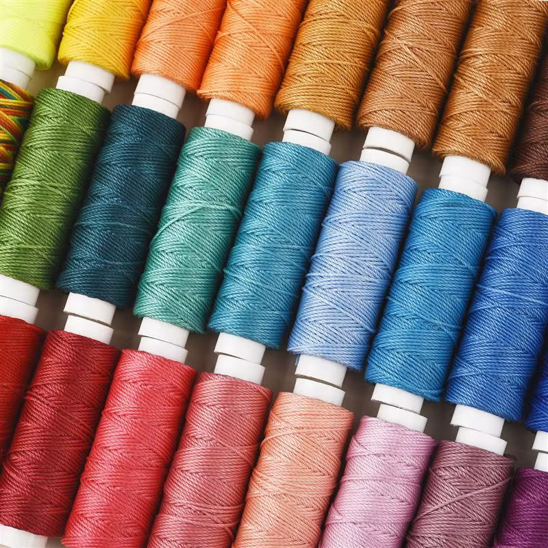 Gewachste Leder-Schnur für DIY-Handwerk und Näharbeiten, 0,65 mm Durchmesser, 25 Meter, Multicolour - Bild 2