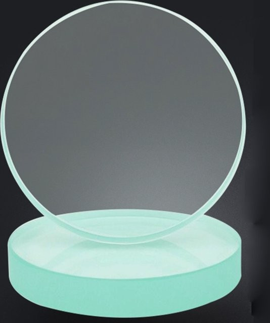 VBNM Rundes Schauglas aus gehärtetem Borosilikatglas, transparent, hochtemperaturbeständig, Durchmesser: 60-70 mm - Bild 1