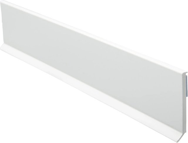 Selbstklebende Flachleiste mit Lippe von Primo in Weiß, Breite: 40 mm, Nutzlänge: 97,5 cm - Bild 1