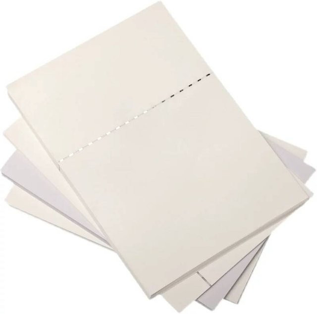 Professionelles Anti-Fälschungspapier mit silbernem Sicherheitsfaden, weißes Zertifikatspapier, Format A4, 110 g/m² - Bild 1