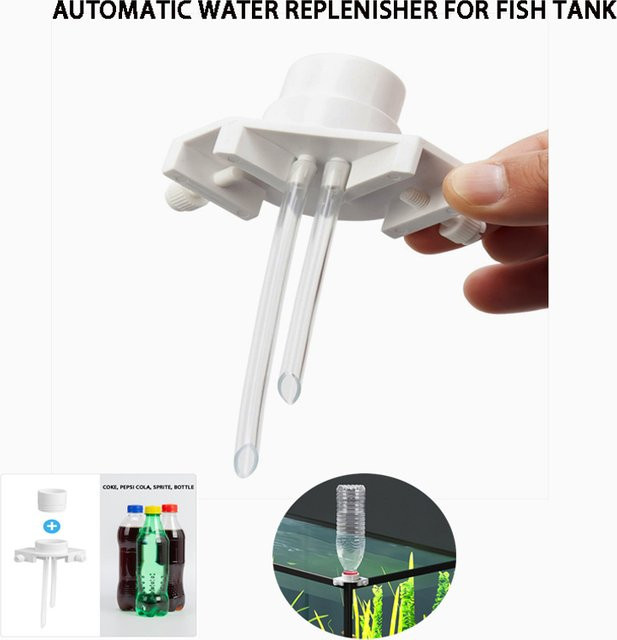 ZRDR Automatisches Aquarium Wasser Nachfüllgerät mit Filter zur Wandmontage in Weiß - Bild 1