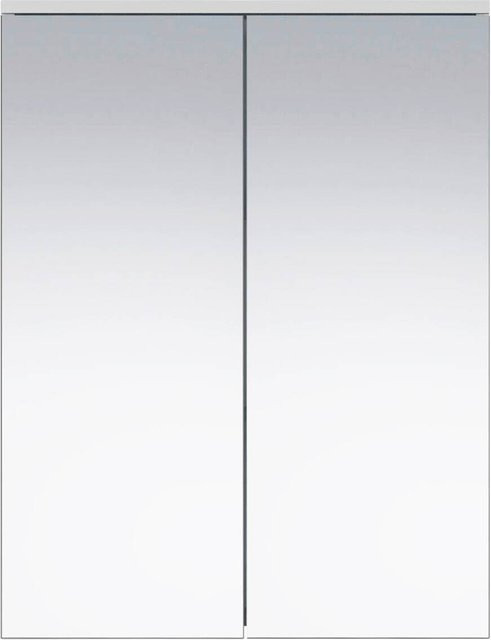 Trendteam Spiegelschrank Wons mit 2 Türen Weiß Matt B/H/T: 60 x 78 x 18 cm - Bild 2