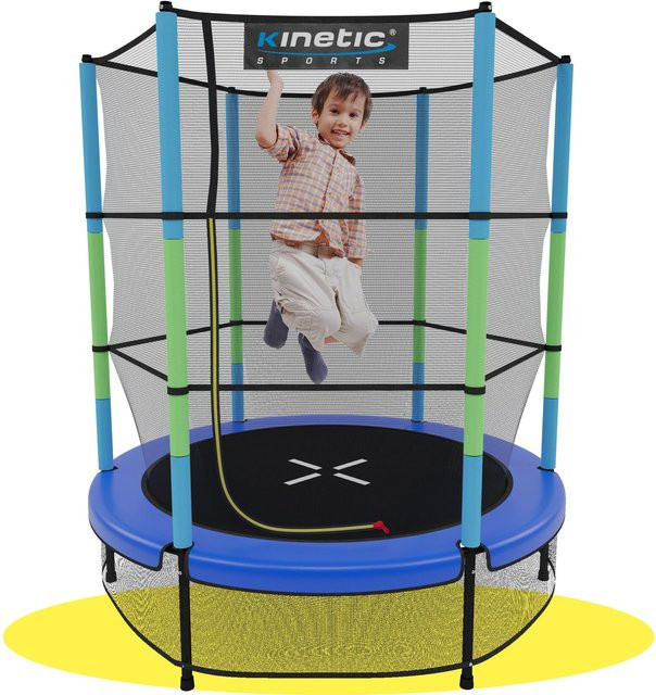 Kinetic Sports Jumper Kinder Trampolin 140 cm Blau - Bild 1