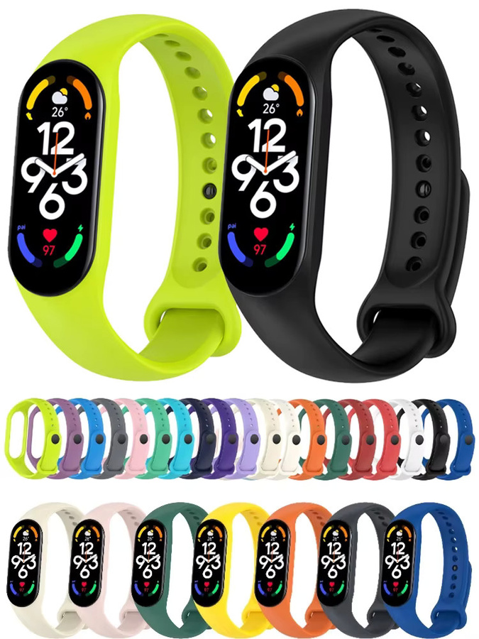 Xiaomi Uhrenarmband Silikon, Schwarz, Unisex - Bild 7
