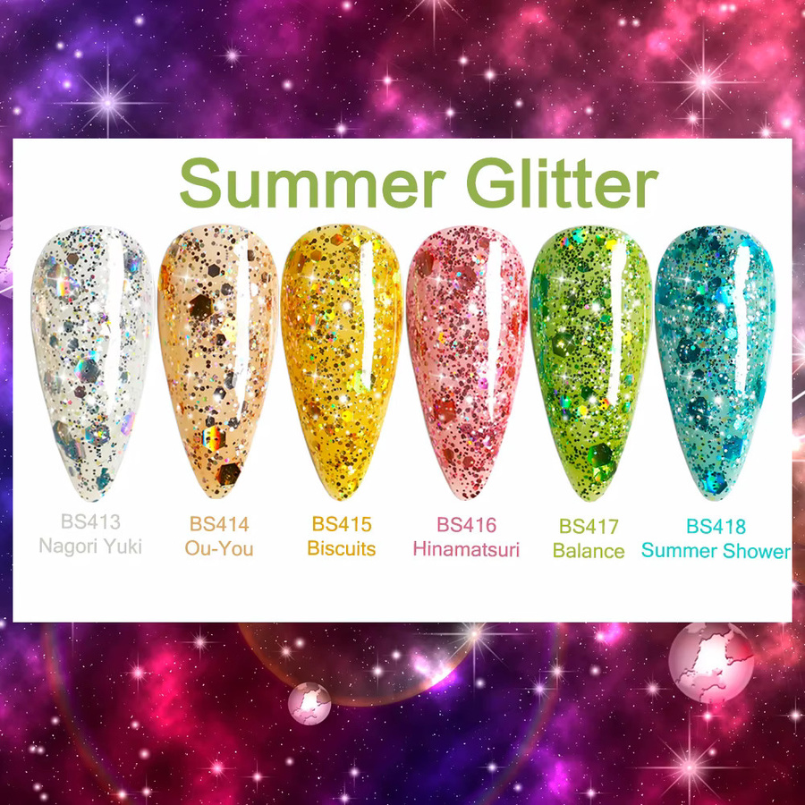 KODIES GEL Sparkle Glitter Gel Nagellack, Schimmernd - Bild 2