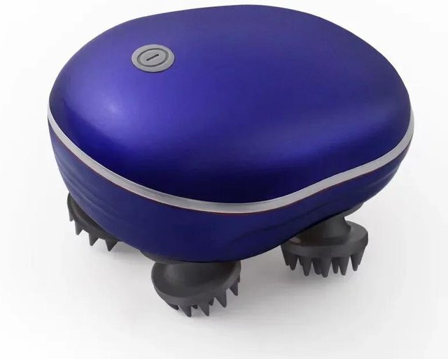 Binchi Health Technology Elektrisches Kopfmassagegerät mit Rotlichttherapie, Violett, Unisex - Bild 1