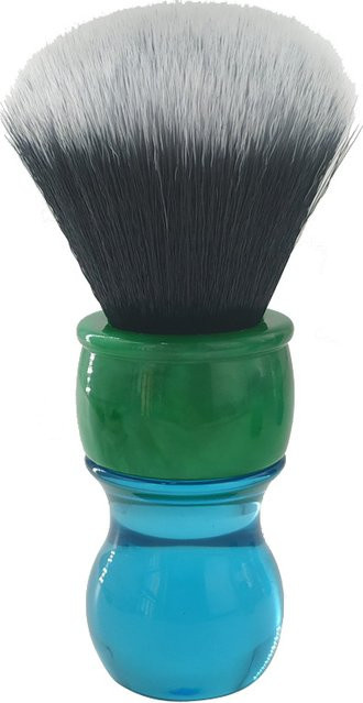 Dscosmetic Tuxedo Rasierpinsel, synthetisches Haar, Harzgriff, 26 mm - Bild 1