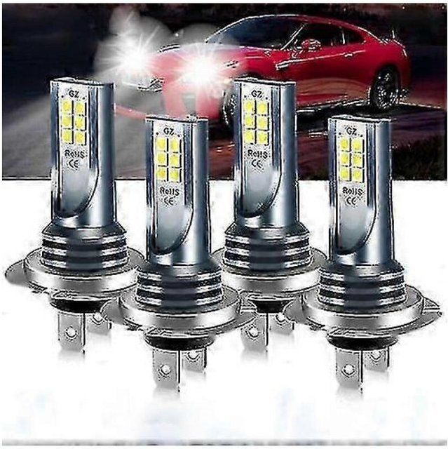 Nuvora Nest H7 LED Scheinwerferlampen-Kit 4 Stück, 220W, 60000lm, 6000K Kaltweiß, Silber - Bild 1